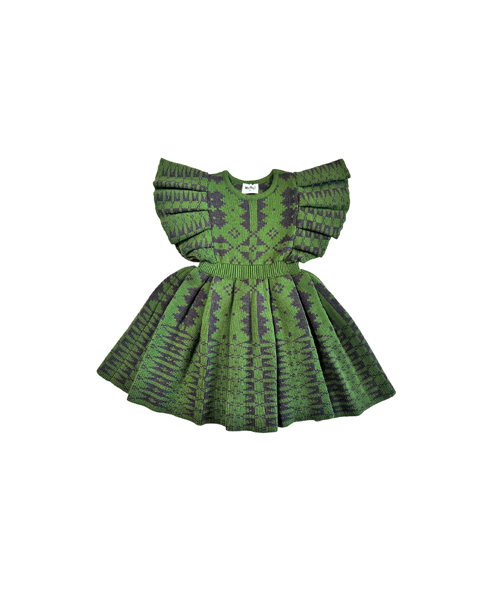 Eryri Dress - Monstera / Umber MABLI Eryri Dress - Monstera / Umber MABLI