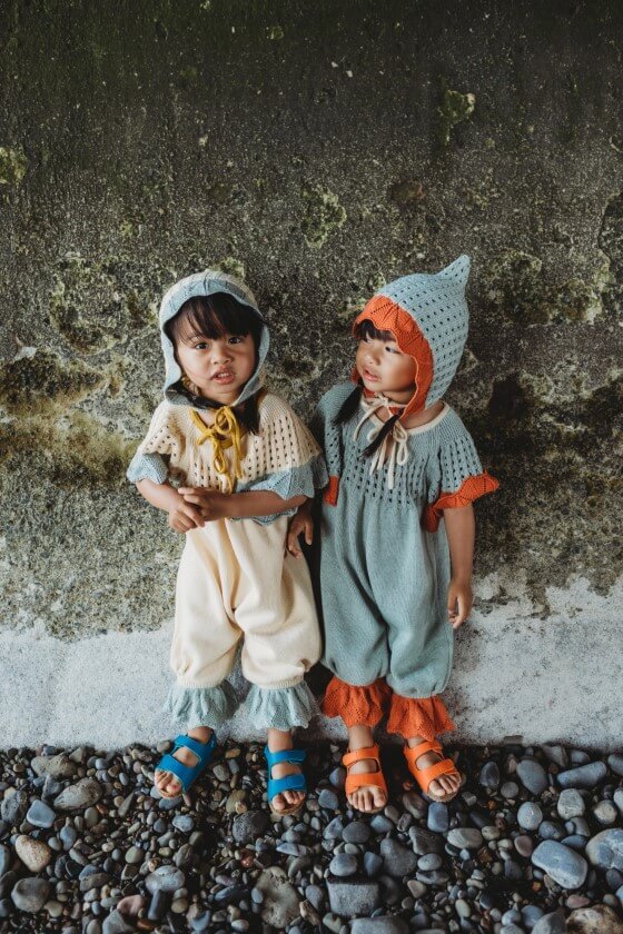海外ベビー服詰め合わせ　MABLI MABLI] AWENA ROMPER| PINK EARTH | RonRon baby
