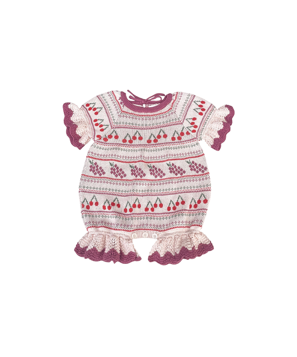 Mio Romper - Pearl - Organic Cotton & Cashmere – MABLI