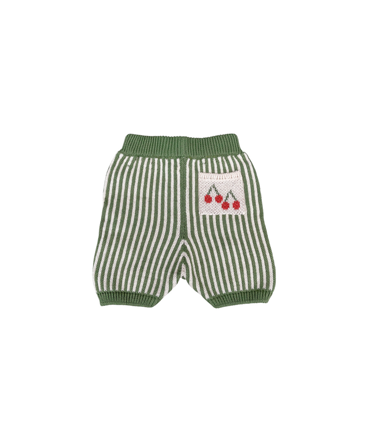 Shopping Shorts - Sage  - Organic Cotton &amp; Cashmere