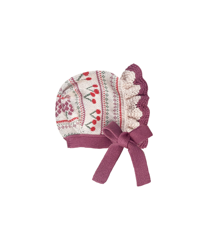 Mio Bonnet - Pearl  - Organic Cotton &amp; Cashmere