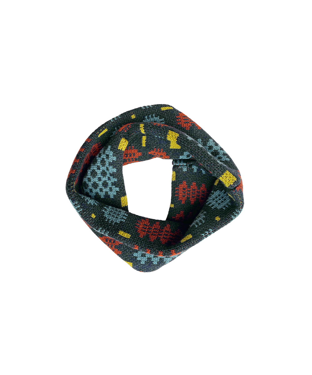 Carthen Merino Head Wrap - Night Forest