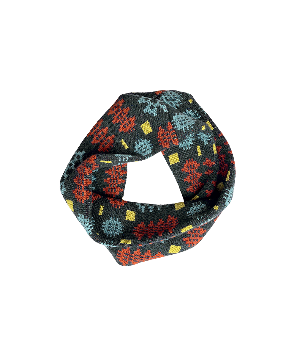 Carthen Merino Neck Wrap - Night Forest