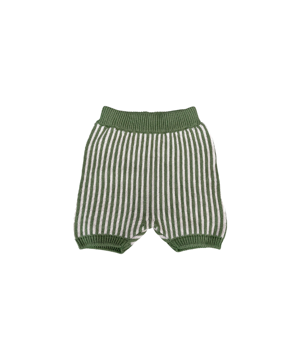 Shopping Shorts - Sage  - Organic Cotton &amp; Cashmere