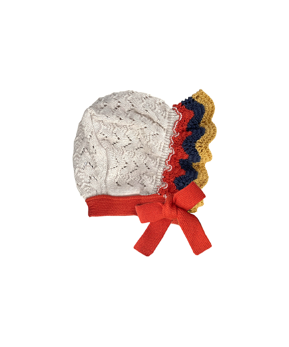 Marine Bonnet - Shell Melange  - Organic Cotton