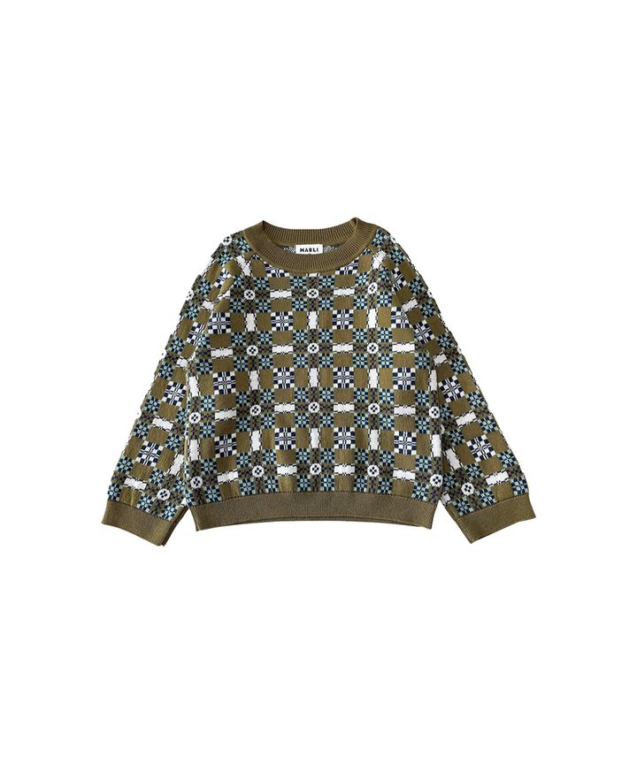 Picnic Pullover - Olive  - Organic Cotton