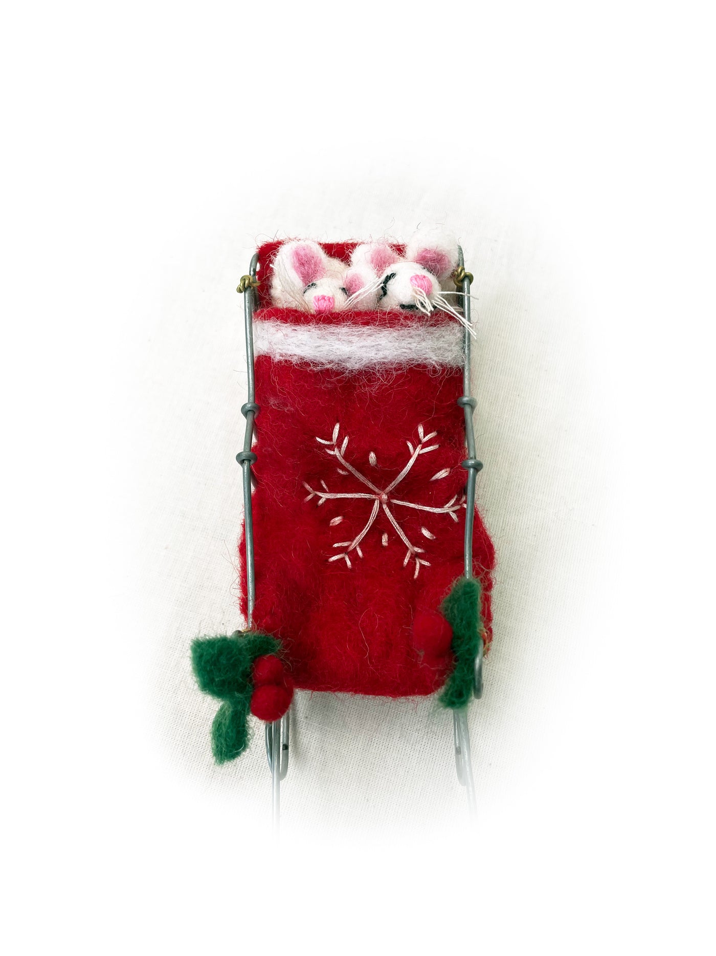 Amica Sleeping Mice on Sleigh