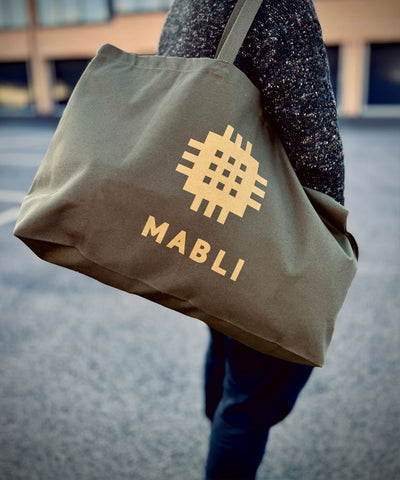 MABLI Big Shopper Tote Bag - Khaki
