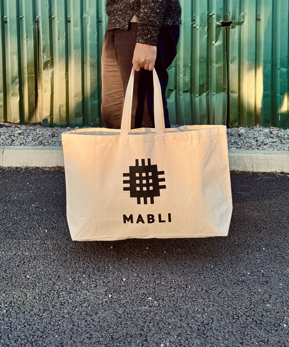 MABLI Big Shopper Tote Bag - Natural