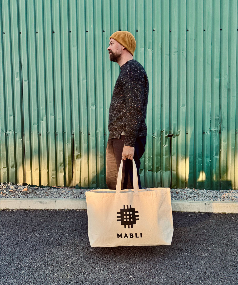 MABLI Big Shopper Tote Bag - Natural