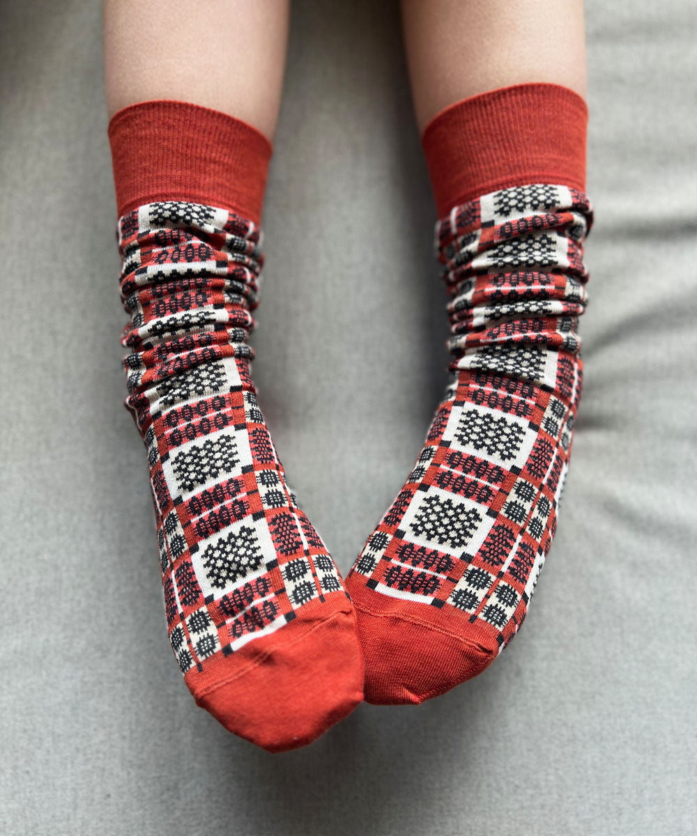 Caernarfon Socks - Brick