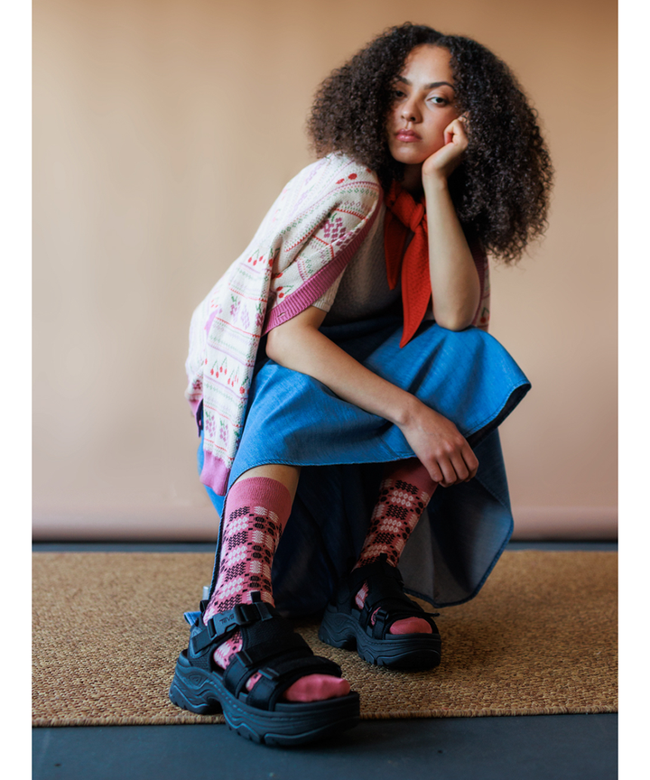 Carthen Socks - Peony