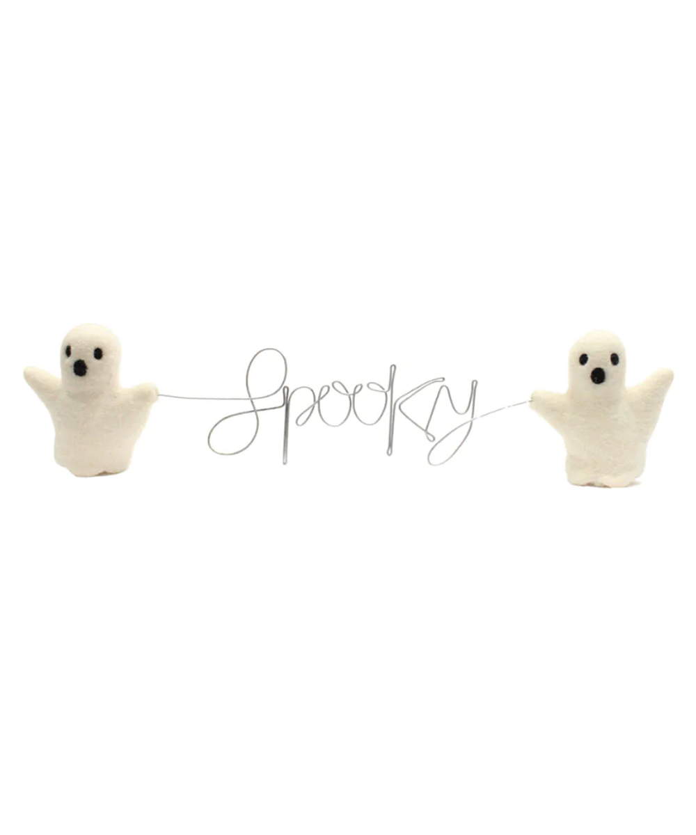 Amica Felt Spooky Ghost Pair Decoration