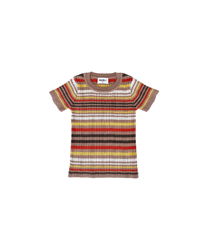 Caravan Tee - Coach Seat Stripe  - Organic Cotton