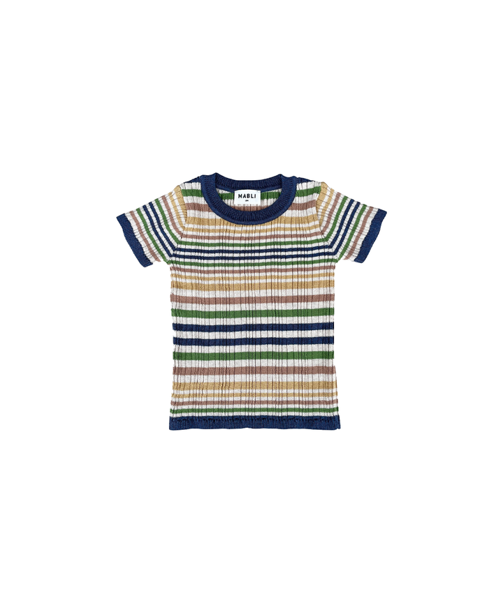 Caravan Tee - Nautical Stripe  - Organic Cotton