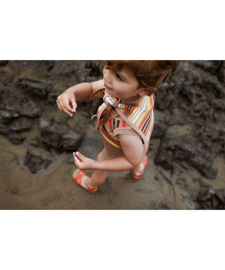 Caravan Necktie - Coach Seat Stripe  - Organic Cotton