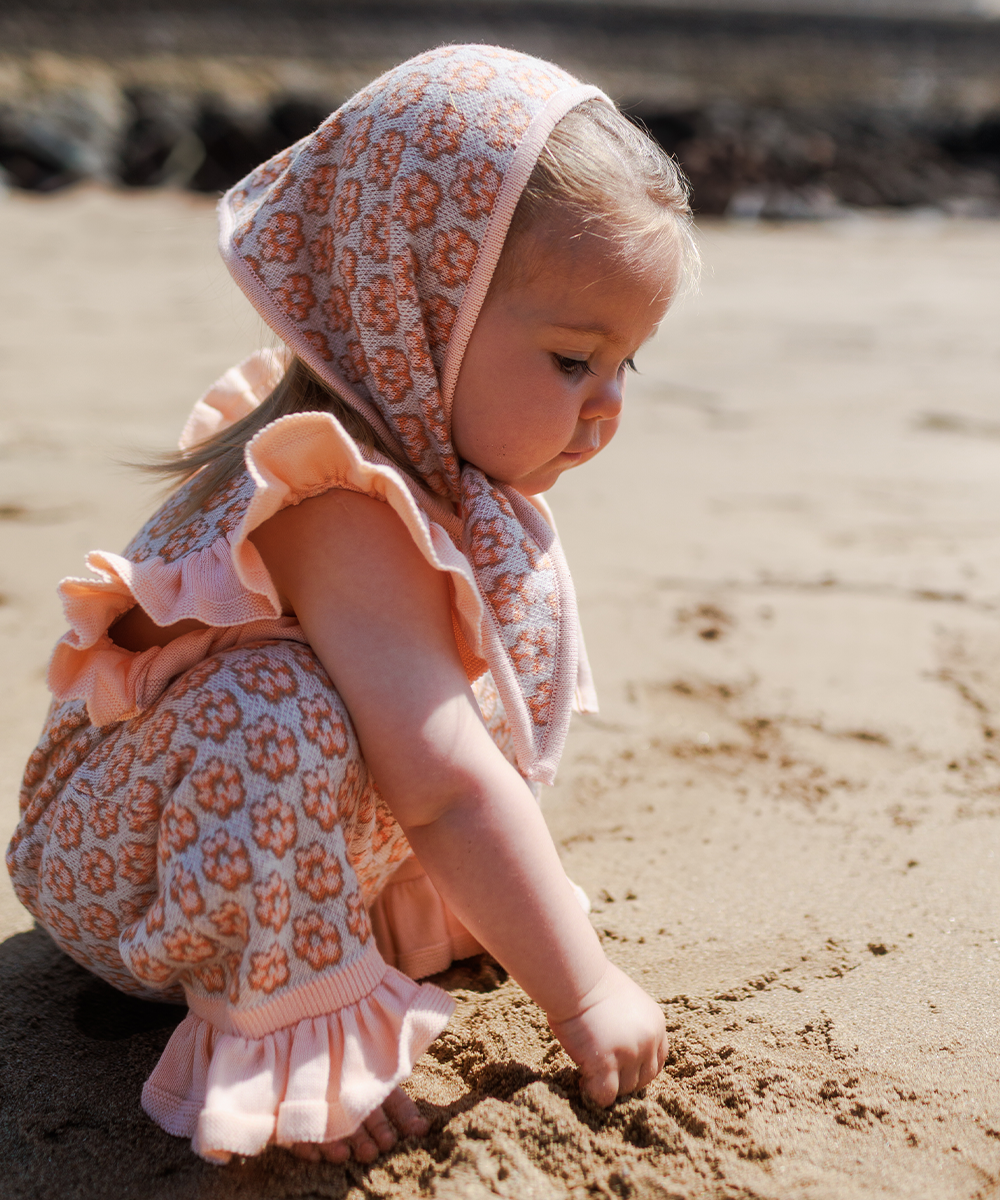 Donut Romper - Blush