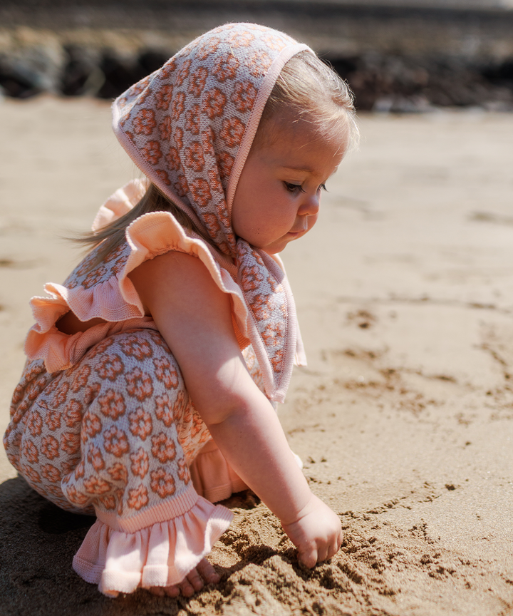 Donut Romper - Blush