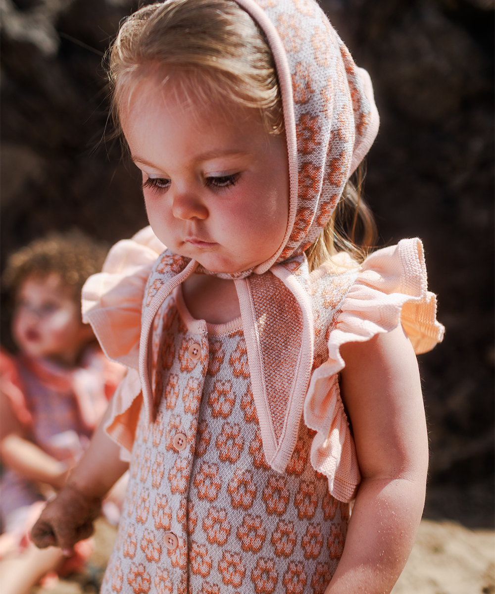 Donut Romper - Blush