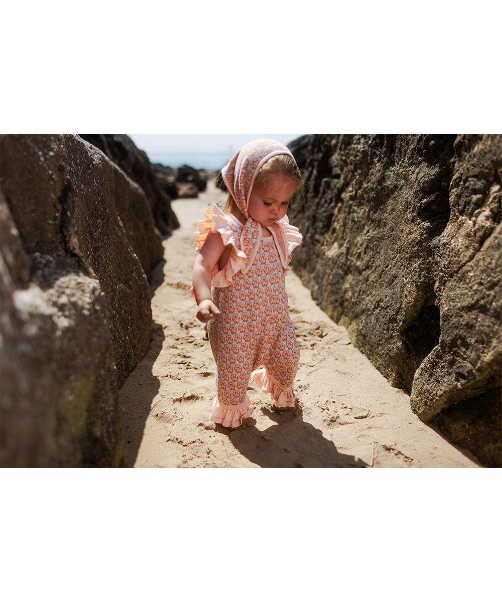 Donut Romper - Blush