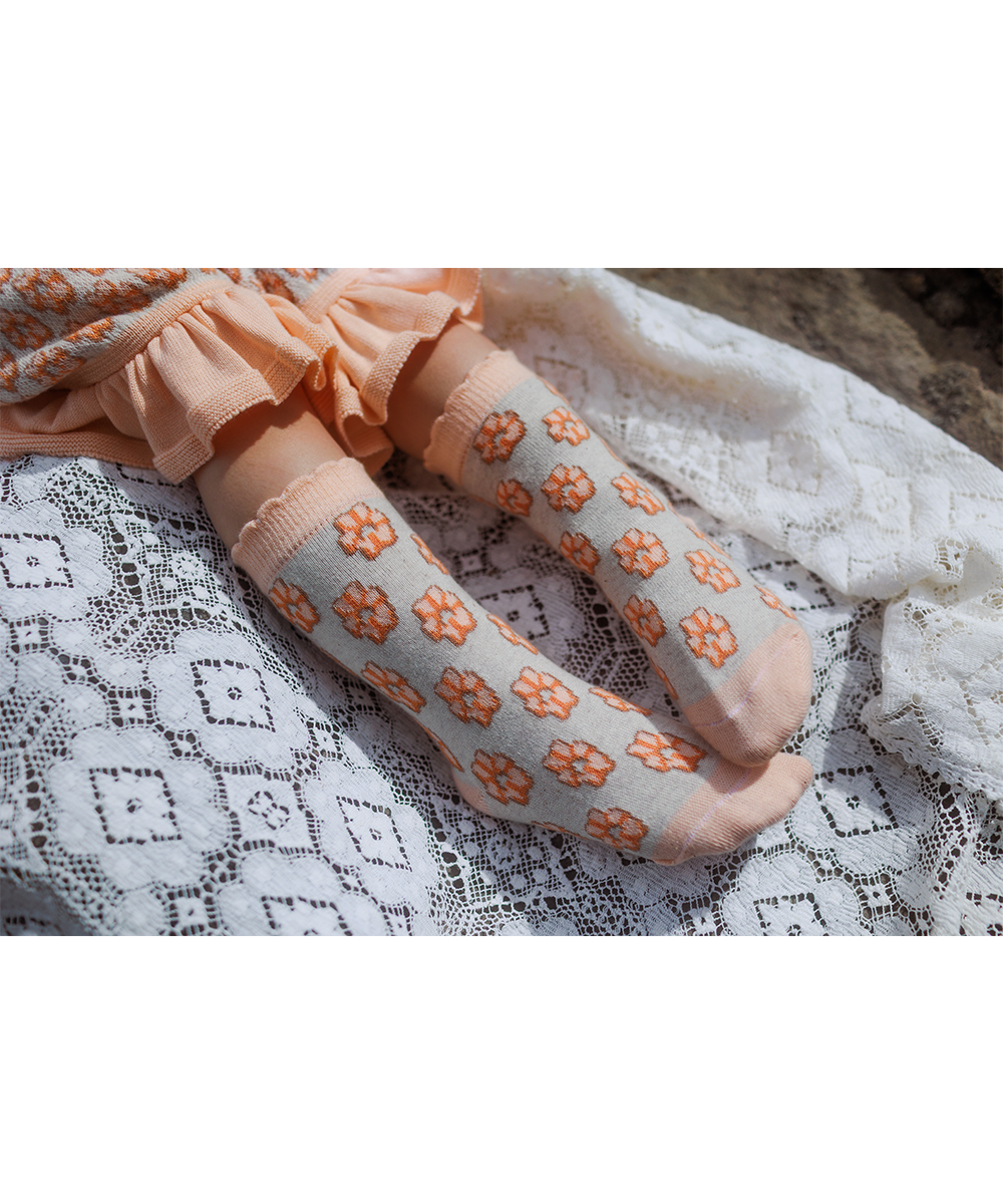 Donut Short Socks - Blush