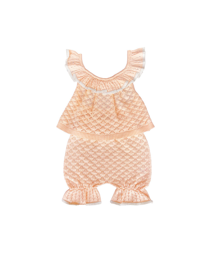 Elena Vest + Bloomers Set - Blush
