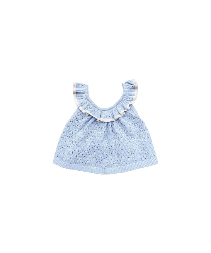 Elena Vest + Bloomers Set - Light Chambray