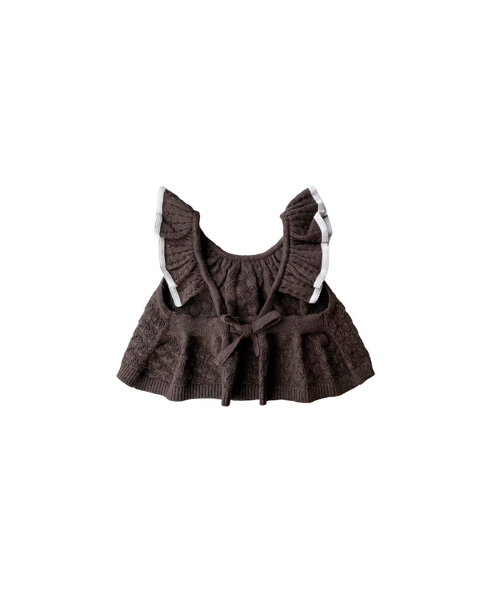 Elena Vest - Driftwood Melange