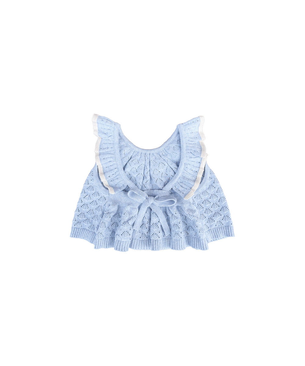 Elena Vest + Bloomers Set - Light Chambray