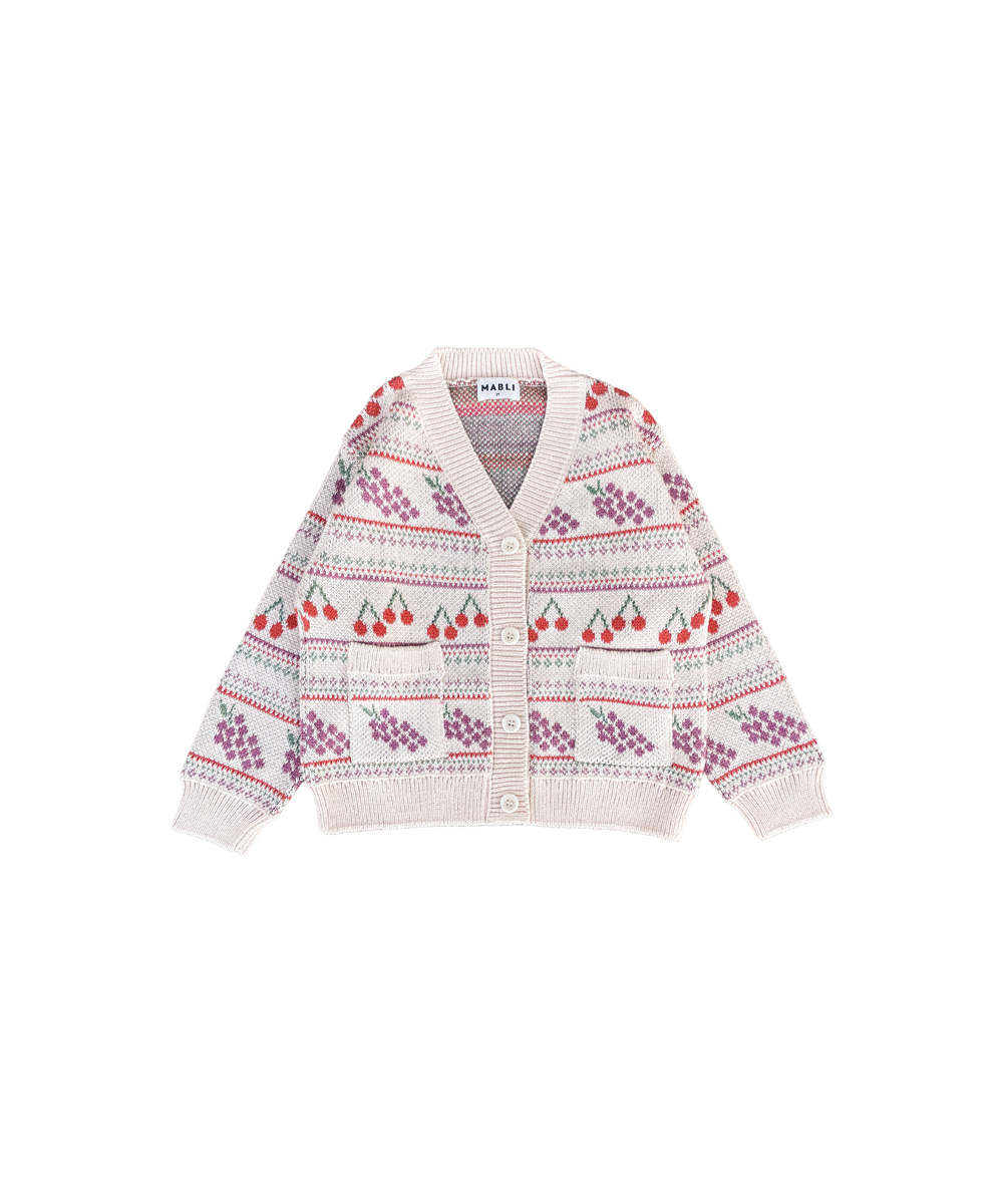 Mio Cardigan - Pearl  - Organic Cotton &amp; Cashmere