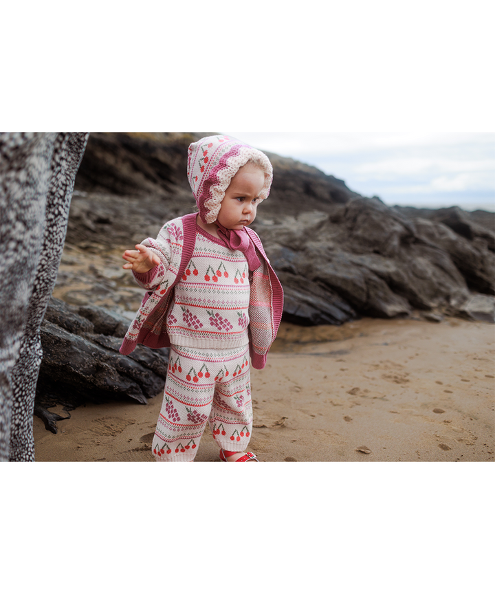 Mio Bonnet - Pearl  - Organic Cotton &amp; Cashmere