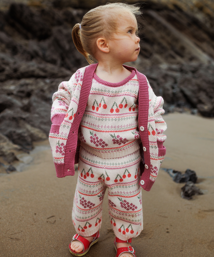 Mio Pants - Pearl  - Organic Cotton &amp; Cashmere