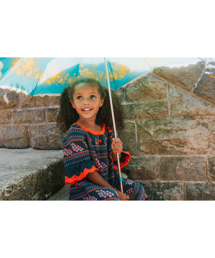 Mio Dress - Navy  - Organic Cotton &amp; Cashmere