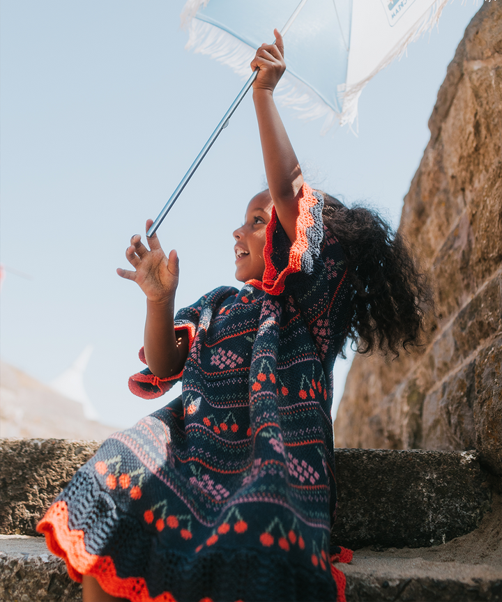 Mio Dress - Navy  - Organic Cotton &amp; Cashmere