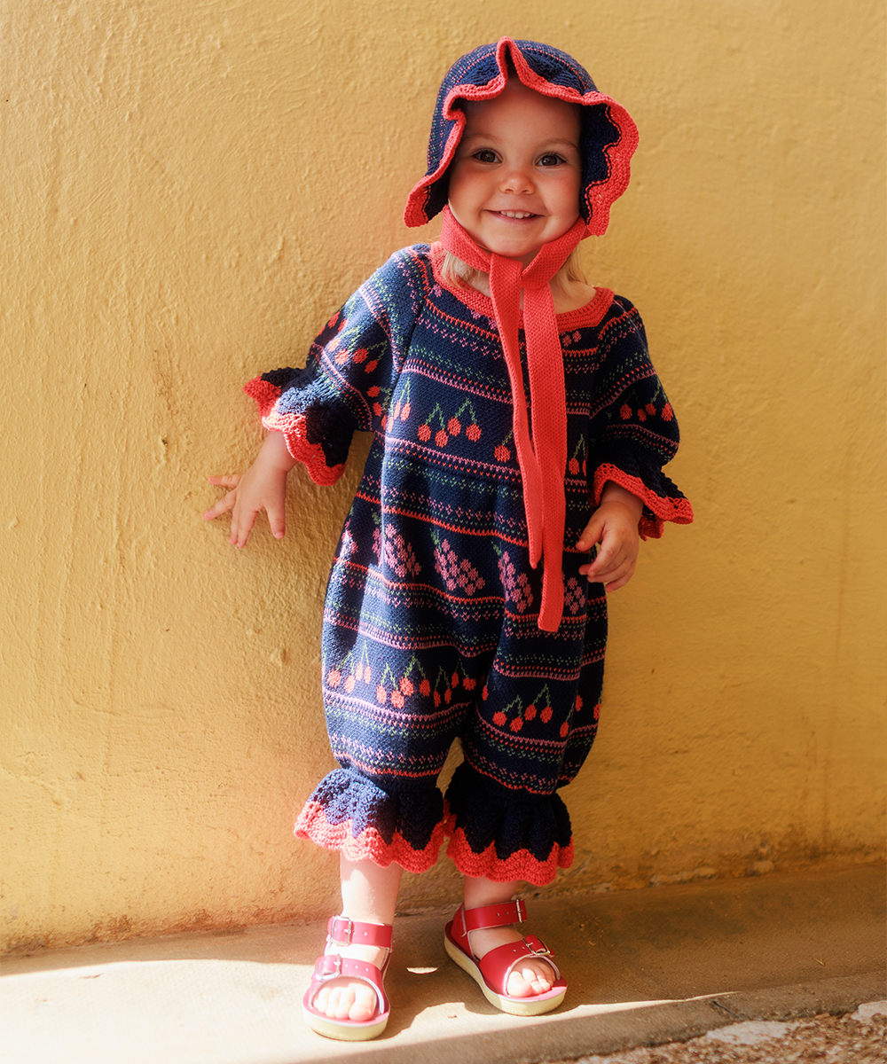 Mio Bonnet - Navy  - Organic Cotton &amp; Cashmere