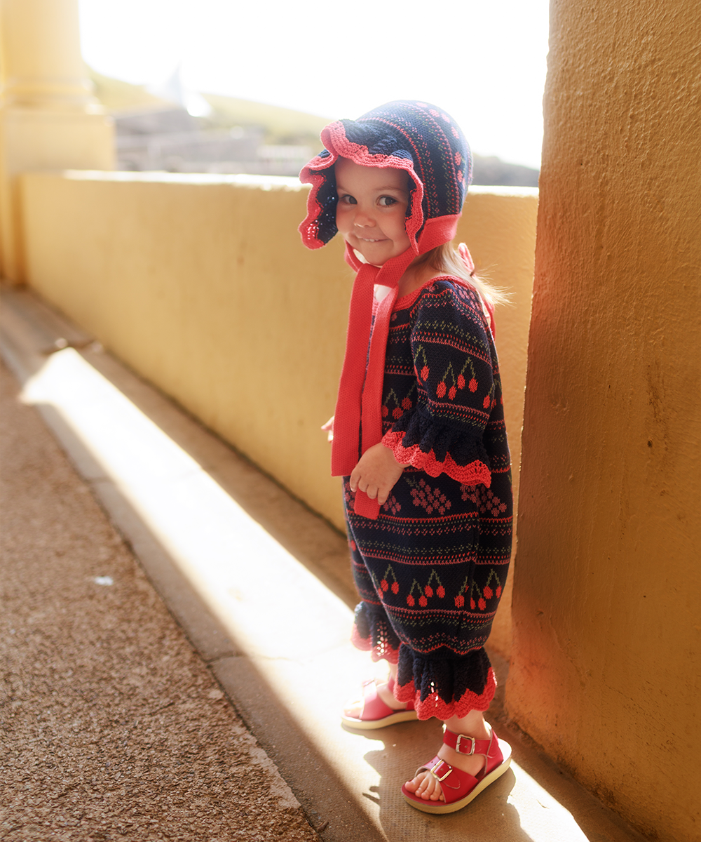 Mio Bonnet - Navy  - Organic Cotton &amp; Cashmere