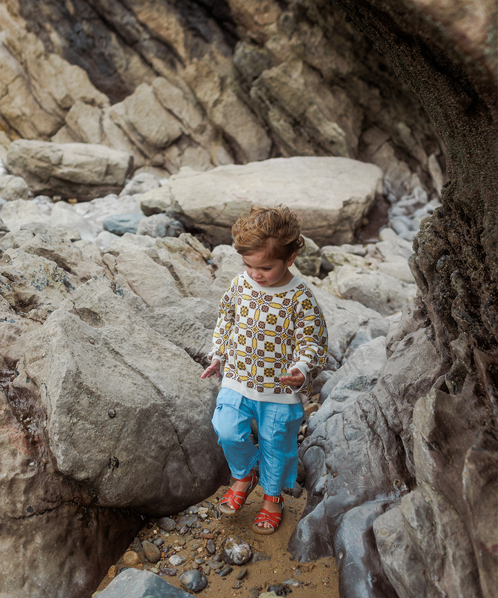 Picnic Pullover - Latte  - Organic Cotton