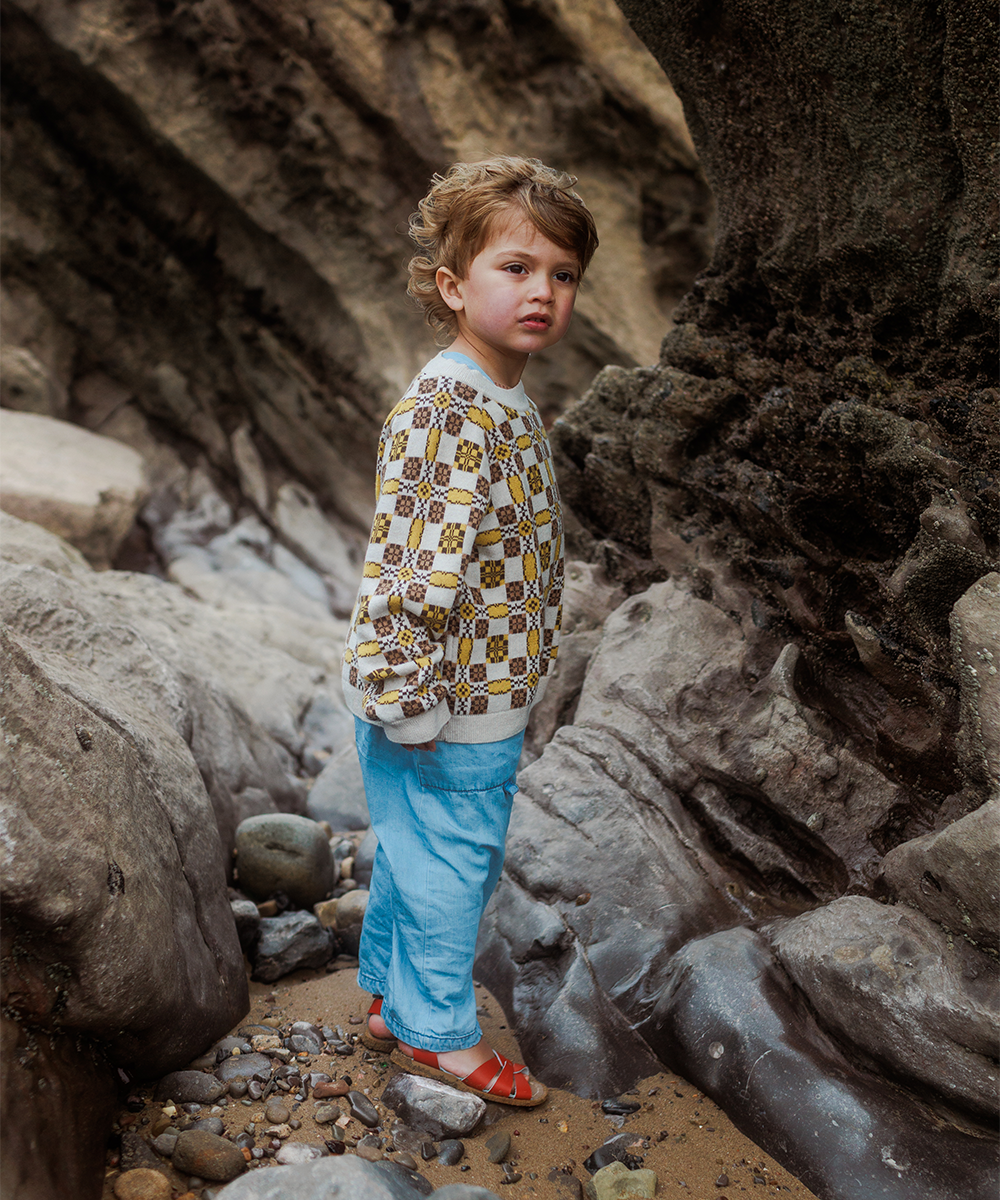 Picnic Pullover - Latte  - Organic Cotton