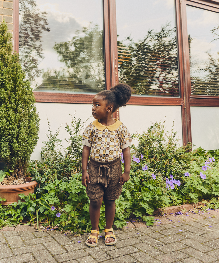 Tonnog Shorts - Driftwood Melange  - Organic Cotton