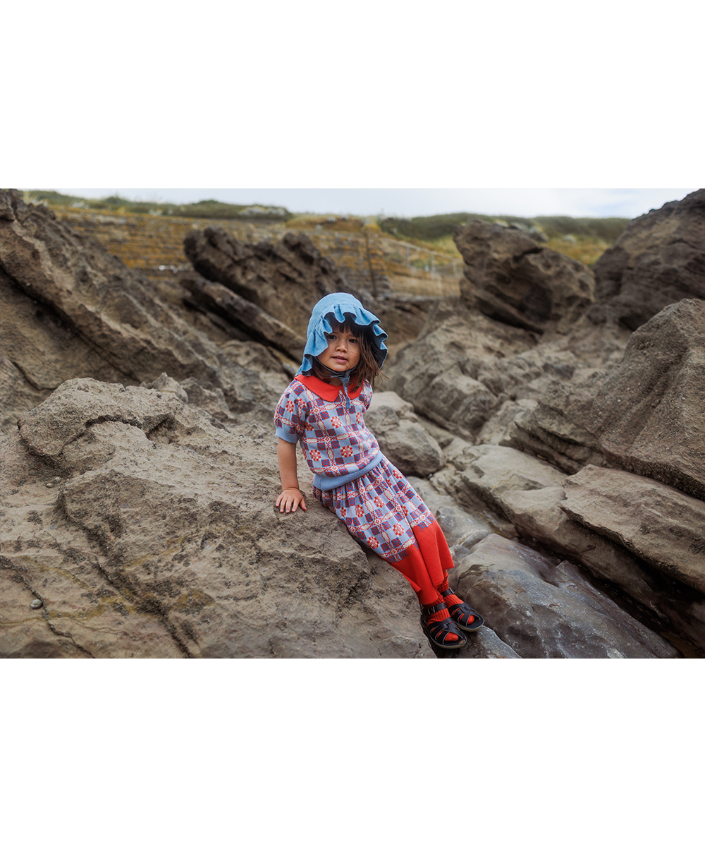 Picnic Tee - Cornflower  - Organic Cotton