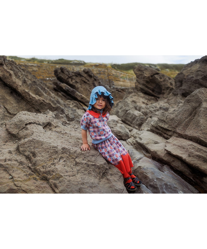 Picnic Tee - Cornflower  - Organic Cotton
