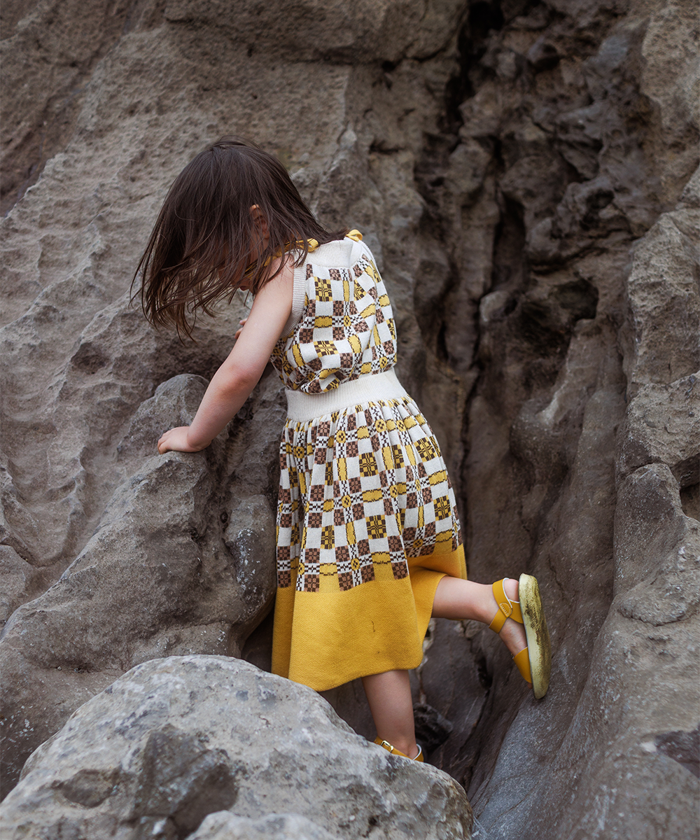 Picnic  Skirt - Latte  - Organic Cotton