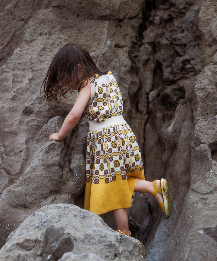 Picnic  Skirt - Latte  - Organic Cotton