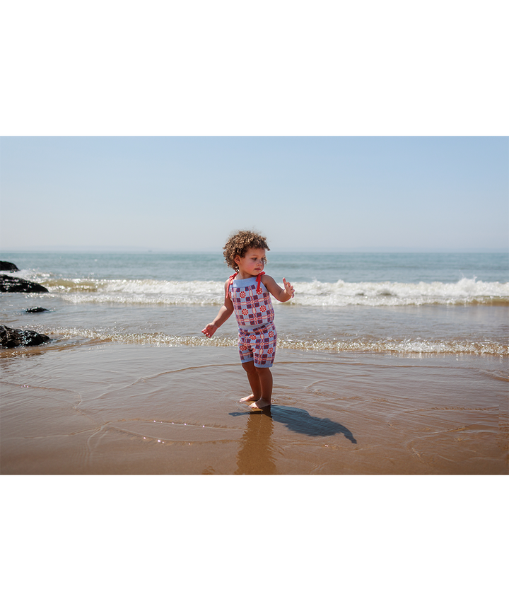 Picnic Shorts - Cornflower  - Organic Cotton