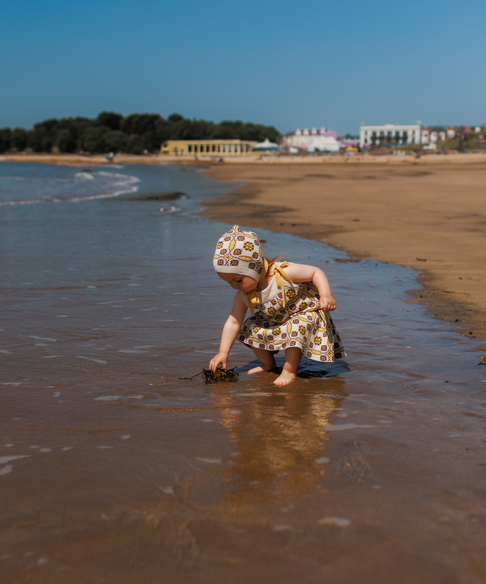 Picnic Bonnet - Latte  - Organic Cotton