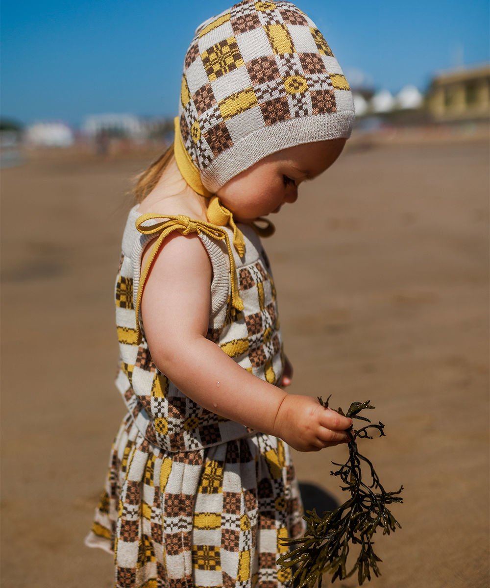 Picnic Vest - Latte  - Organic Cotton