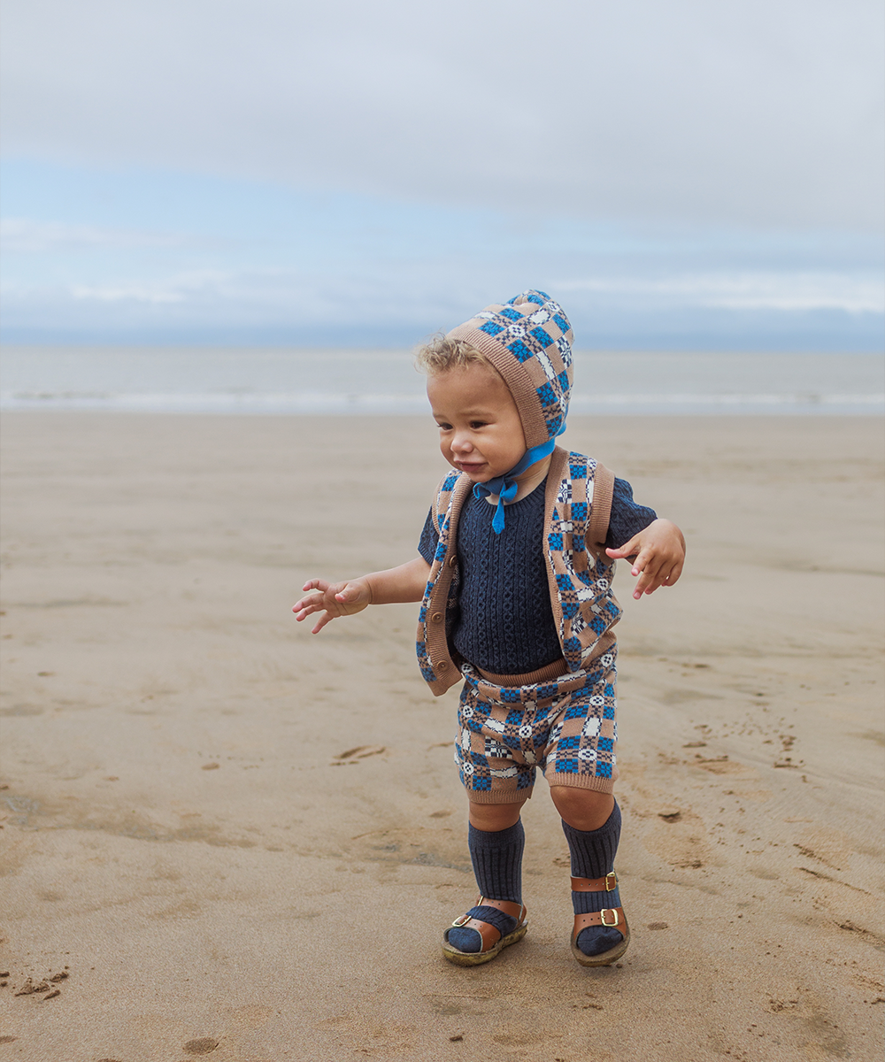 Picnic Shorts - Caramel  - Organic Cotton