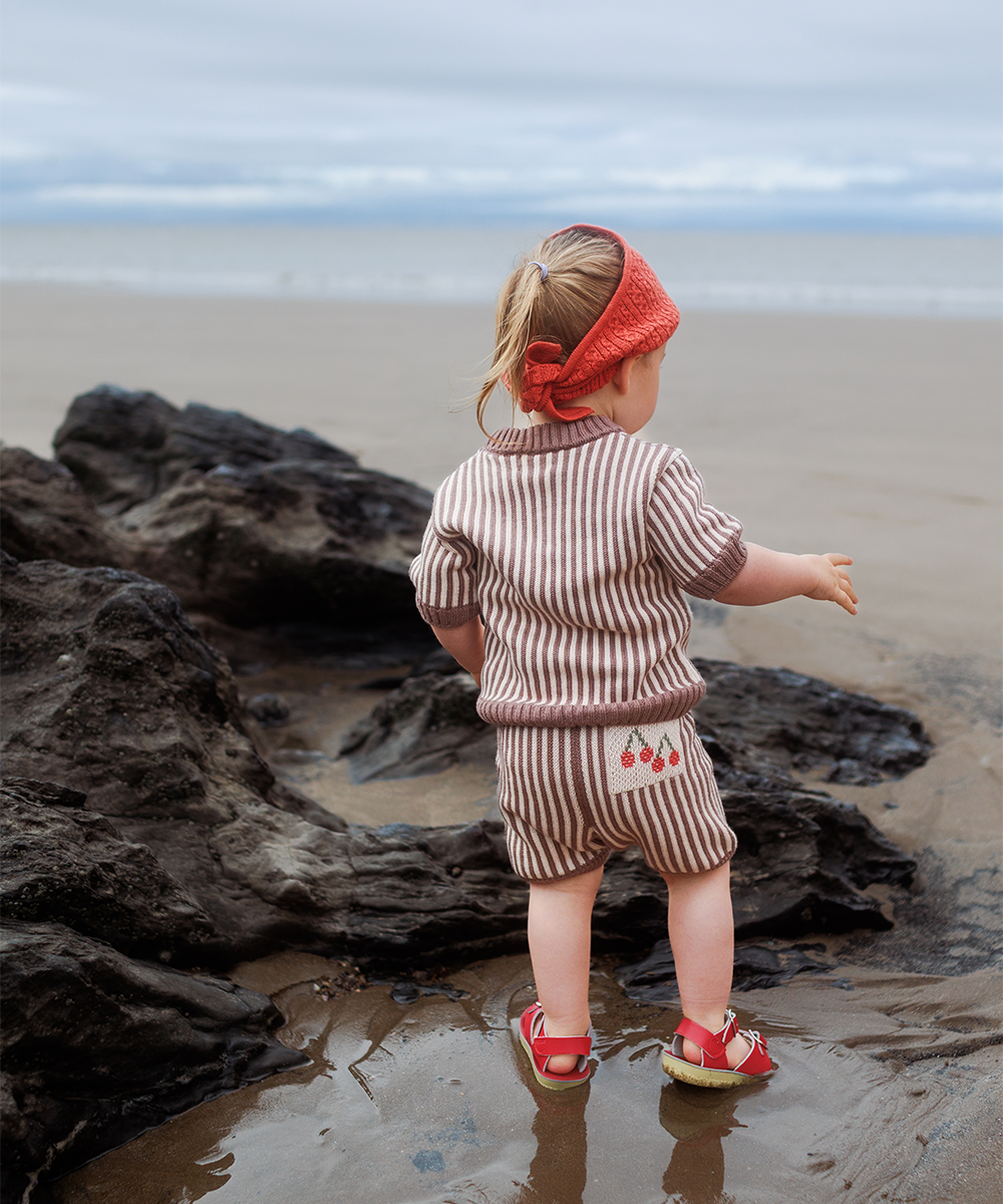 Shopping Shorts - Mocha  - Organic Cotton &amp; Cashmere