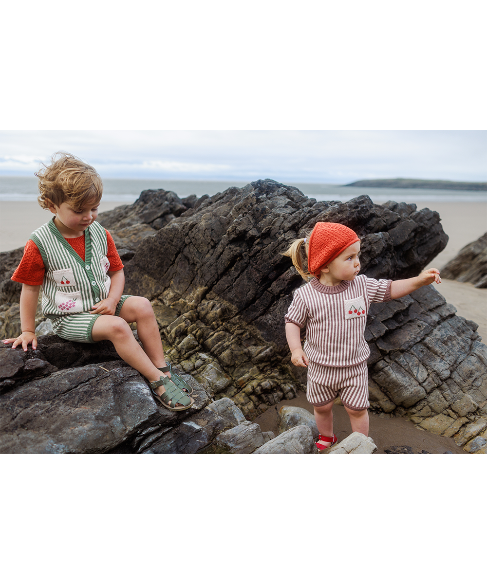 Shopping Shorts - Mocha  - Organic Cotton &amp; Cashmere