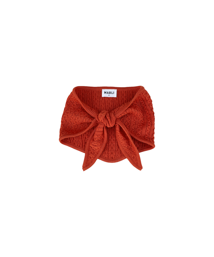 Tonnog Necktie - Tomato  - Organic Cotton